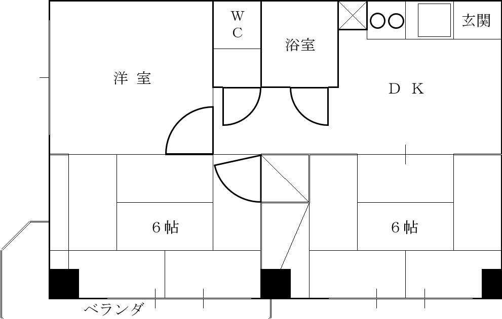 青山荘2号室